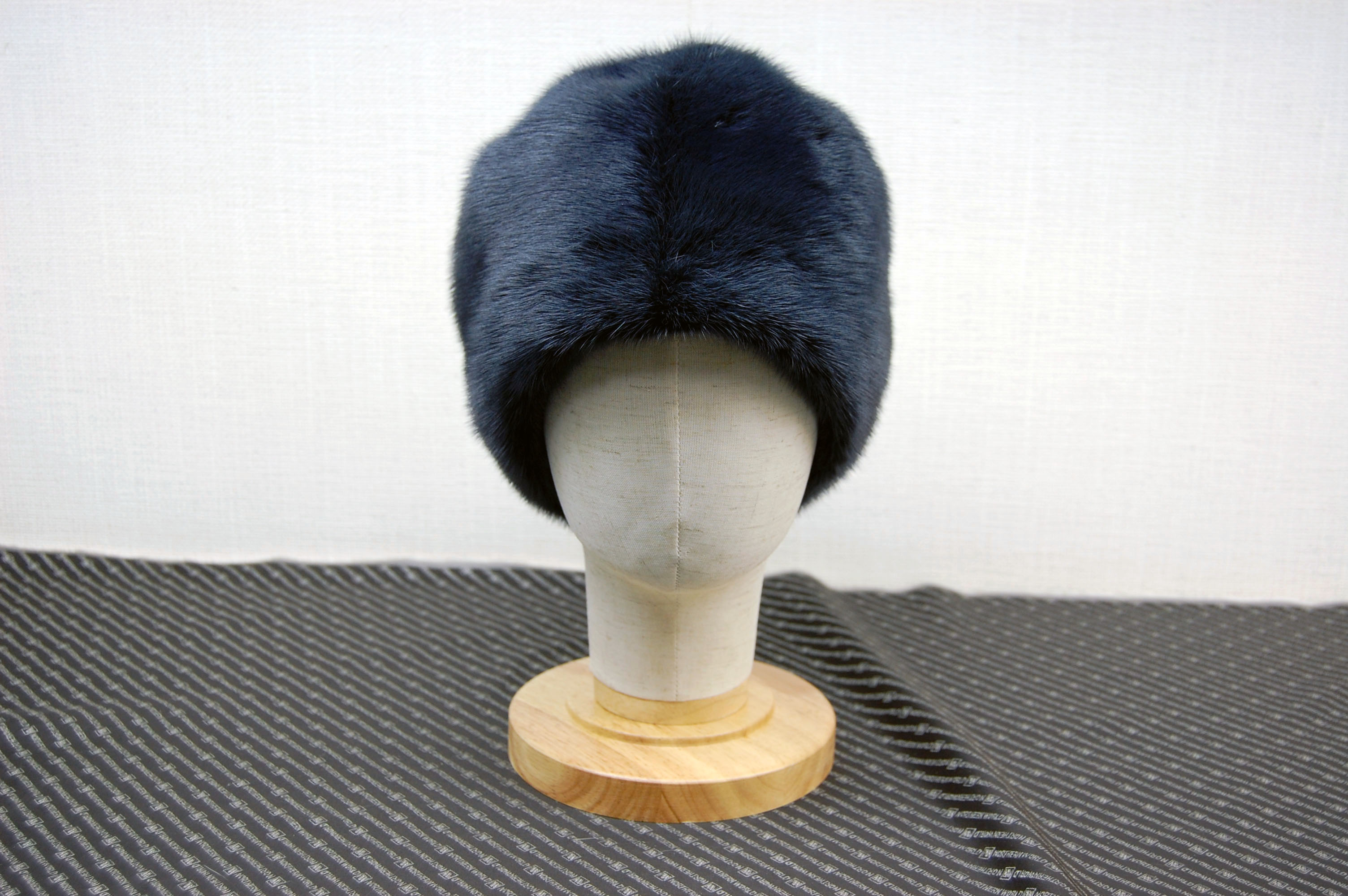 ミンク　クロケットハットの画像