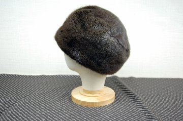ミンク　クロケットハットの画像