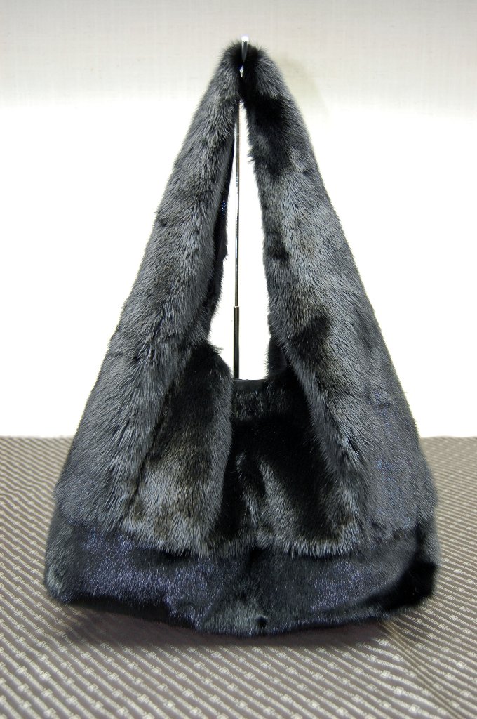 ミンク＆アザラシ　ワンハンドルバッグの画像