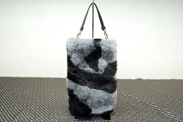 カモフラ柄レッキス　マチ無しミニバッグの画像