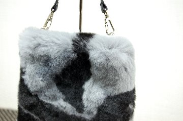 カモフラ柄レッキス　マチ無しミニバッグの画像