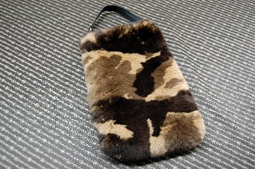 カモフラ柄レッキス　マチ無しミニバッグの画像