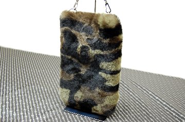 カモフラ柄レッキス　マチ無しミニバッグの画像