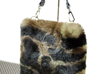 カモフラ柄レッキス　マチ無しミニバッグの画像