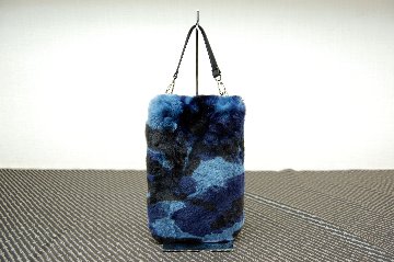 カモフラ柄レッキス　マチ無しミニバッグの画像