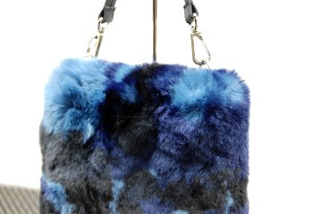 カモフラ柄レッキス　マチ無しミニバッグの画像