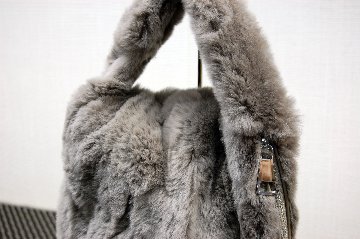 レッキスベリー　サイドファスナー縦型ハンドバッグの画像