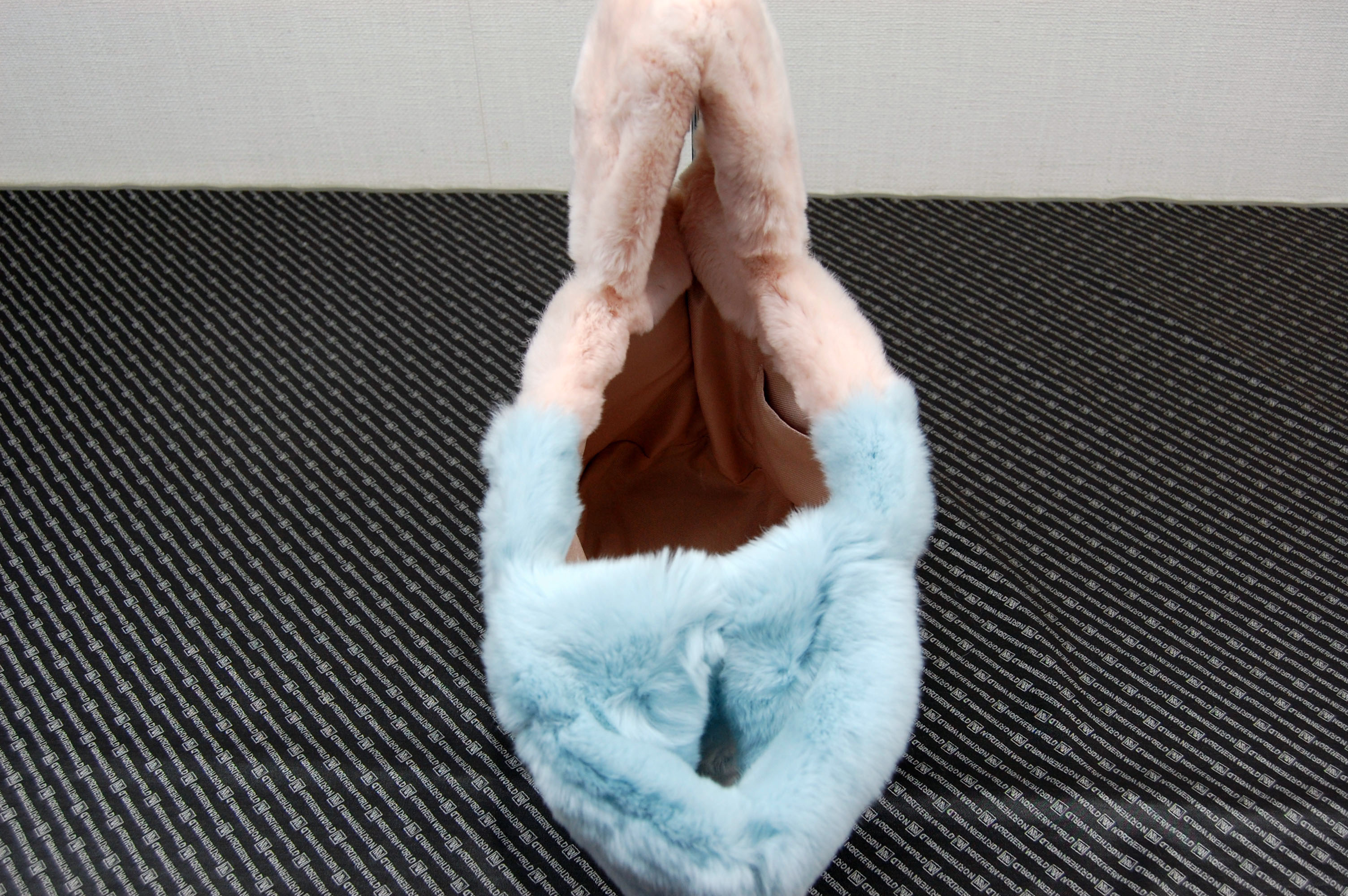 レッキスバイカラー　丸底ミニトートバッグの画像