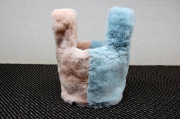 レッキスバイカラー　丸底ミニトートバッグの画像