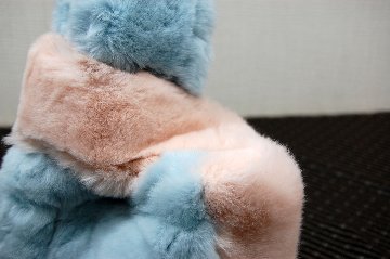 レッキスバイカラー　丸底ミニトートバッグの画像