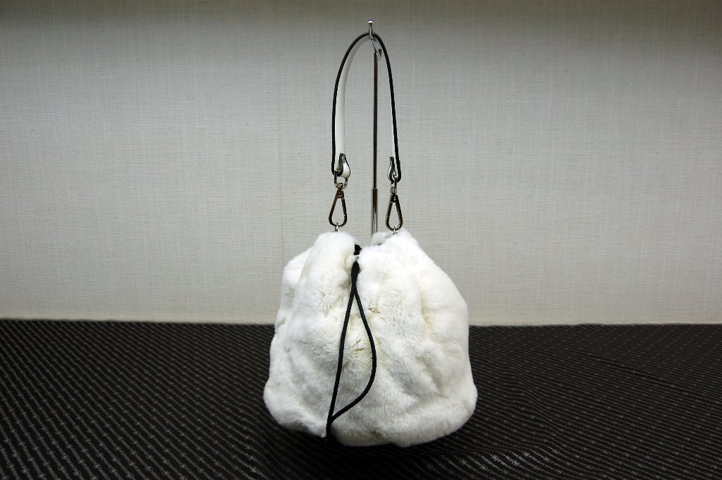 レッキス　丸底巾着ミニトートバッグの画像