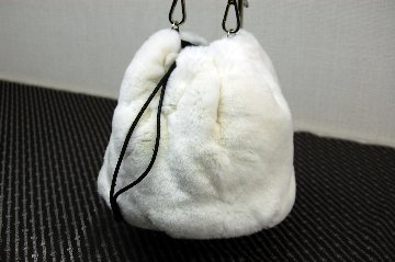 レッキス　丸底巾着ミニトートバッグの画像