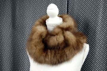 ロシアンセーブルテール　幅広スヌードの画像