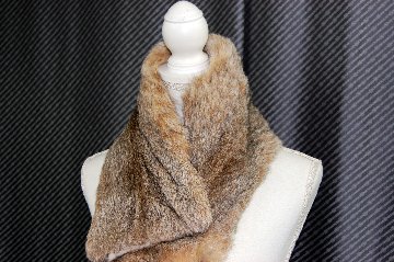 リンクスキャット＆レッキス　ダブルフェイスマフラーの画像