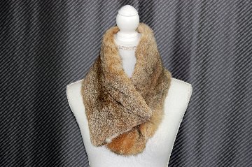 リンクスキャット＆レッキス　ダブルフェイスマフラーの画像