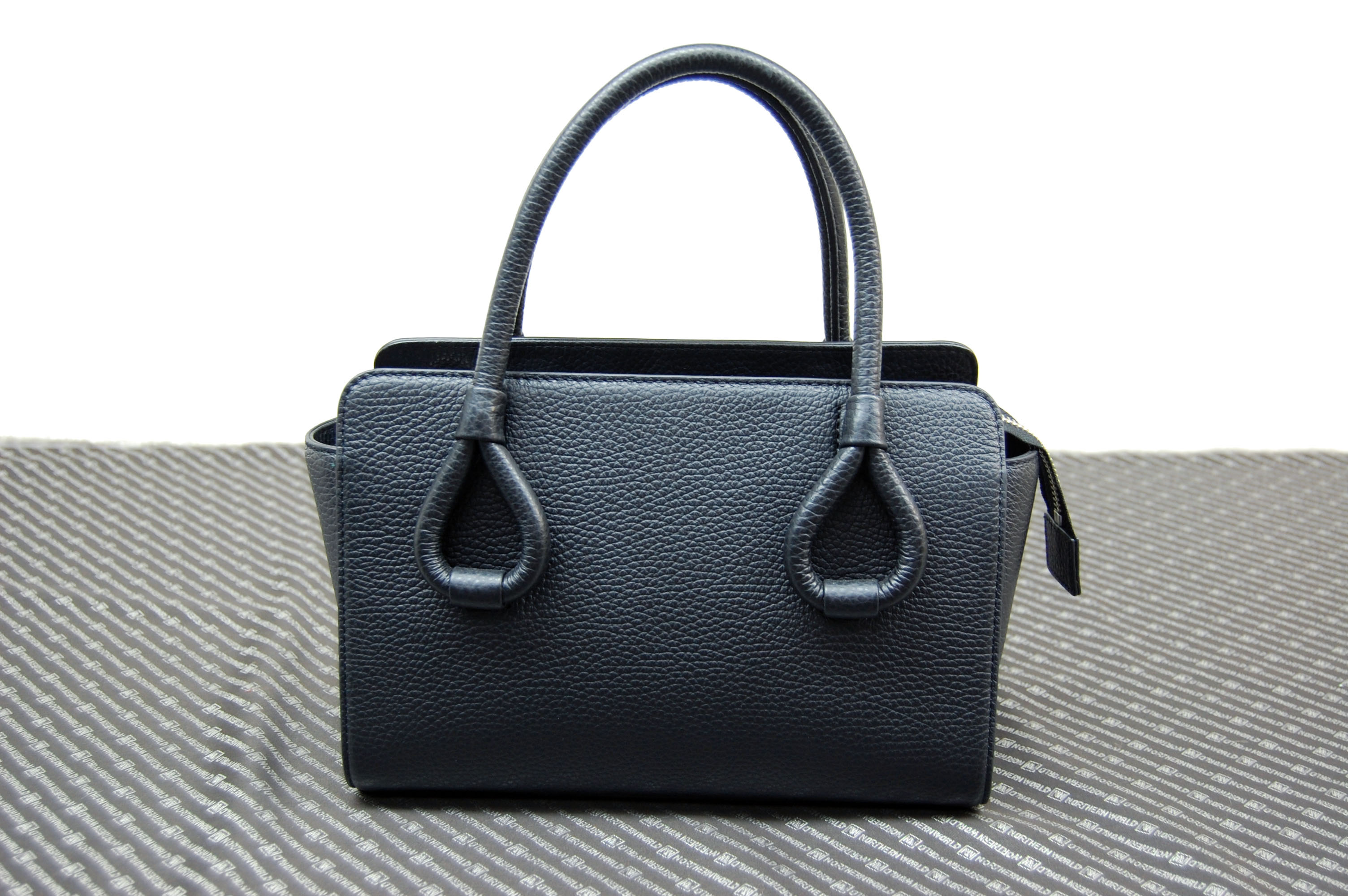 イタリアンカーフレザー　ミニトートバッグの画像