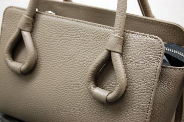 イタリアンカーフレザー　ミニトートバッグの画像