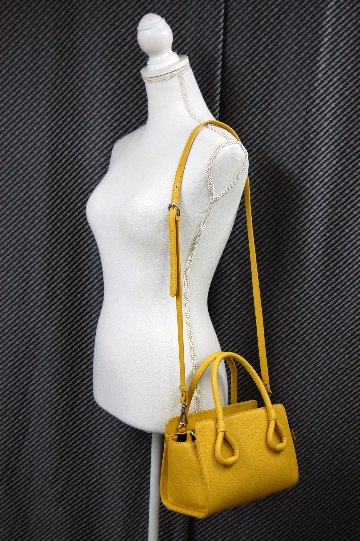 イタリアンカーフレザー　ミニトートバッグの画像