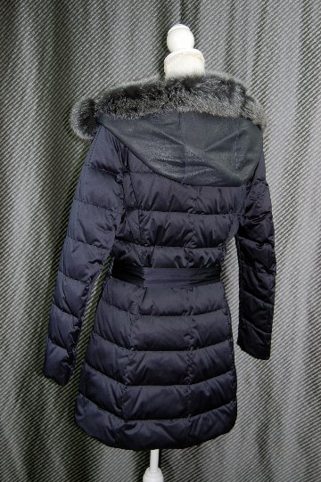 ラビットダブルフェイス＆ダウン　フーディーコート　Foxトリムの画像