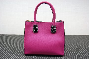 カウレザー　ミニトートバッグの画像