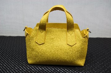 イタリアンカーフレザー　ハンドバッグの画像