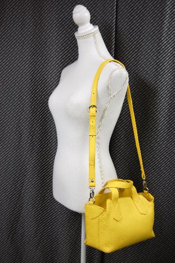 イタリアンカーフレザー　ハンドバッグの画像