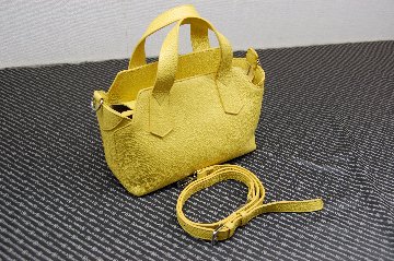 イタリアンカーフレザー　ハンドバッグの画像