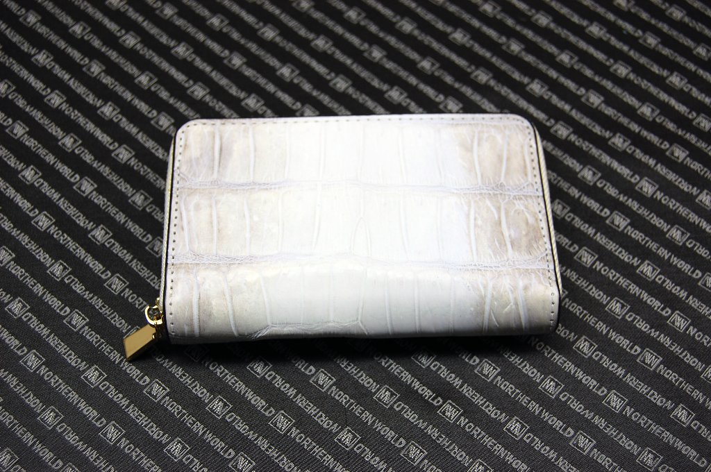 ヒマラヤクロコダイル　ラウンドファスナーミニウォレットの画像