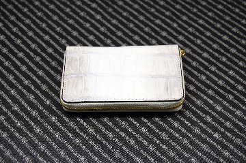 ヒマラヤクロコダイル　ラウンドファスナーミニウォレットの画像