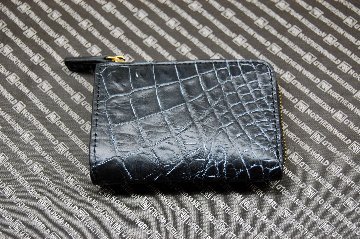マットクロコダイル　L字ファスナー小銭入れの画像