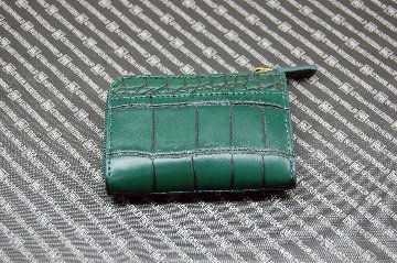 マットクロコダイル　L字ファスナー小銭入れの画像