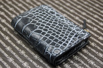 マットクロコダイル　L字ファスナー小銭入れの画像