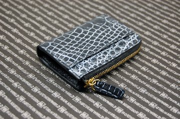 マットクロコダイル　L字ファスナー小銭入れの画像