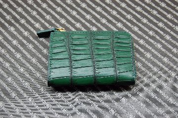 マットクロコダイル　L字ファスナー小銭入れの画像