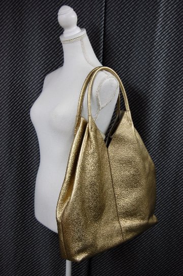 イタリアンカーフレザー　ダブルフェイスビッグトートバッグの画像