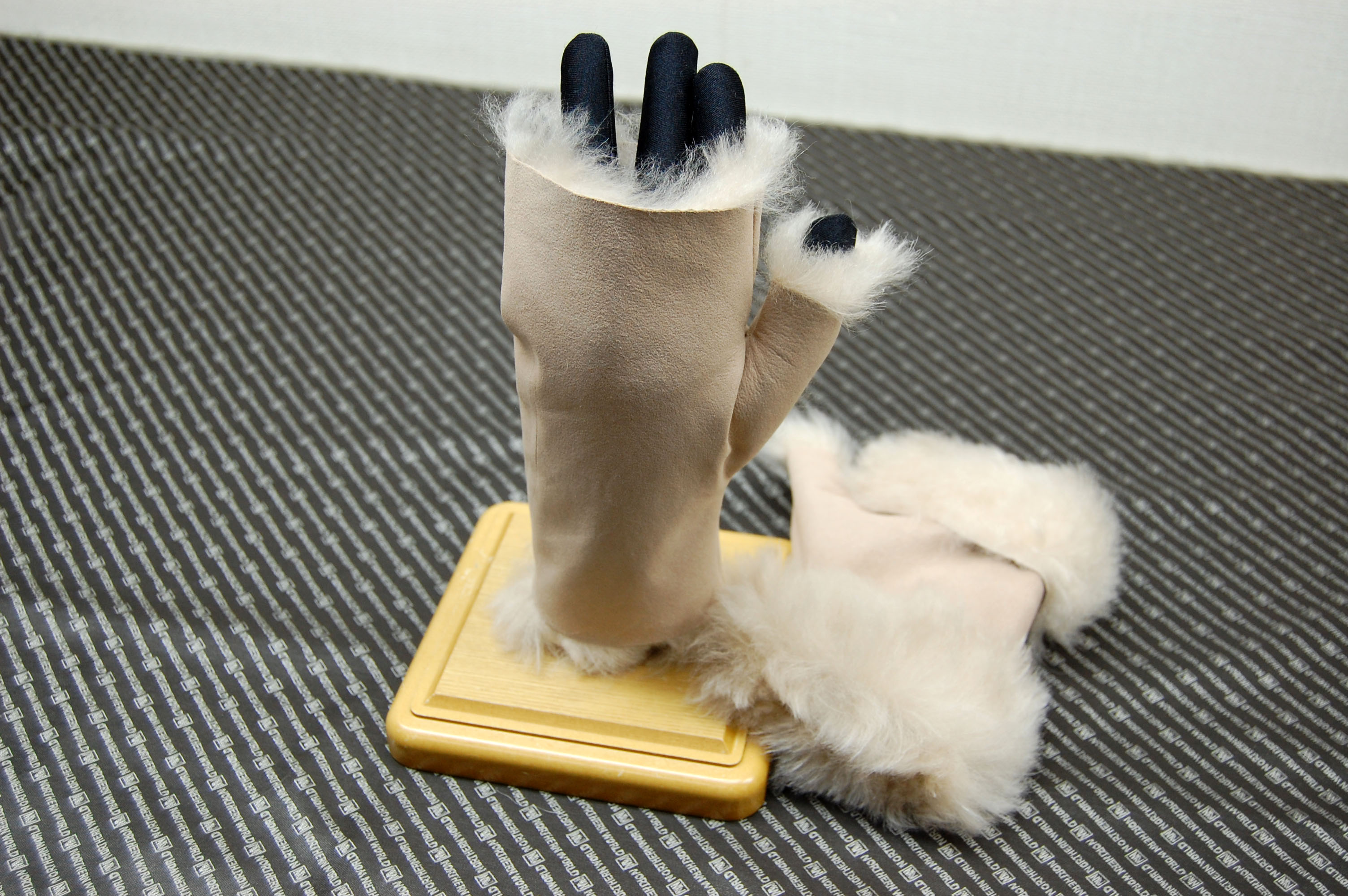 カシミヤゴート　フィンガーレスグローブの画像