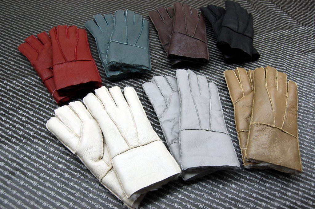 ムートン　ダブルフェイスグローブ（ノーマル）の画像