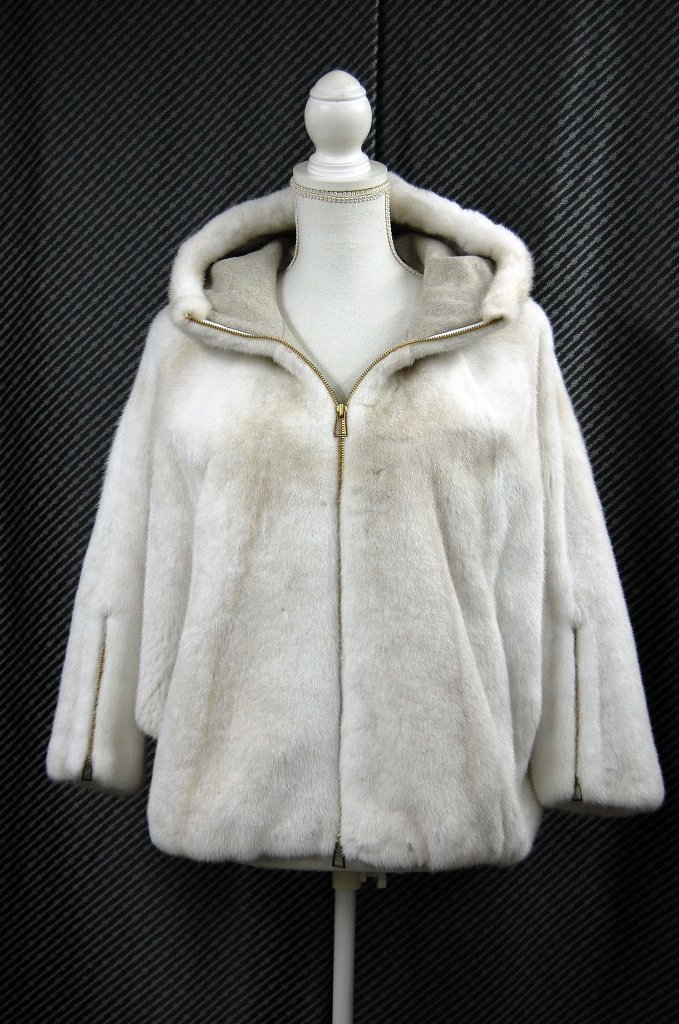 ネネ】N.peal London ファーコート ミンク ラビット 即納 ミンク