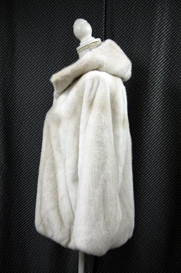 パールクロスミンク　ドルマンジャケットの画像