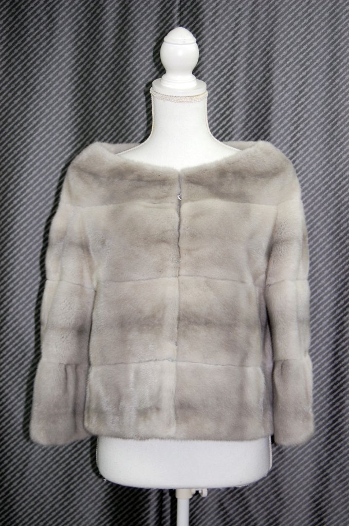 サファイアミンク　ショートジャケットの画像