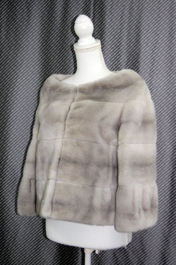 サファイアミンク　ショートジャケットの画像