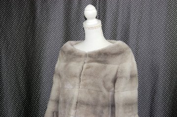 サファイアミンク　ショートジャケットの画像