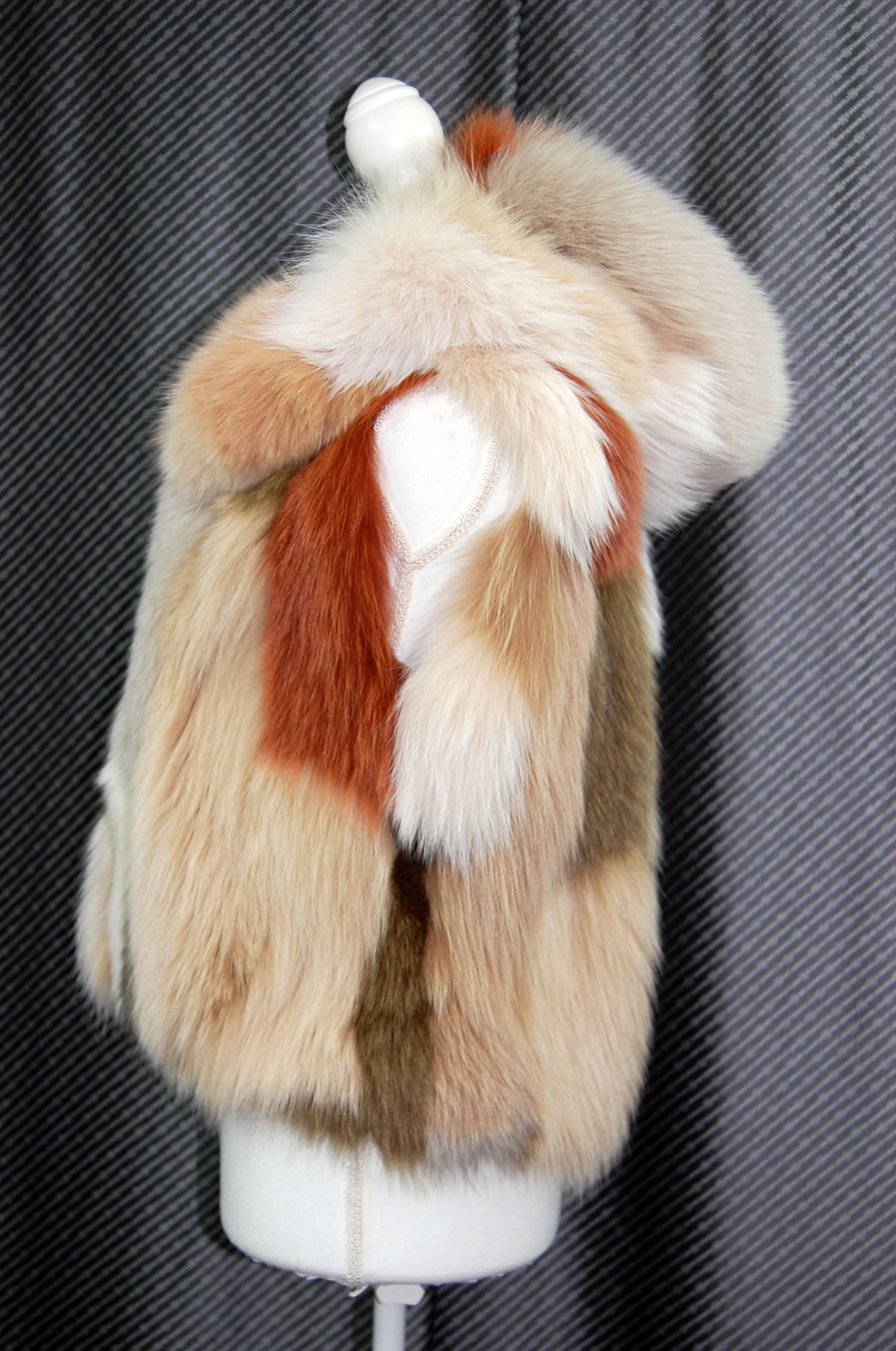 マルチカラーフォックス　フーディーベストの画像