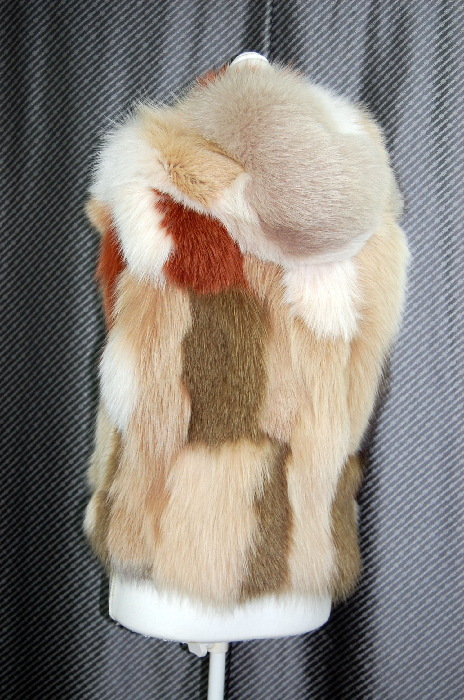 マルチカラーフォックス　フーディーベストの画像