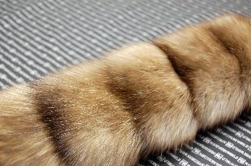 シルバリーセーブル　ダブルフェイスマフラーの画像