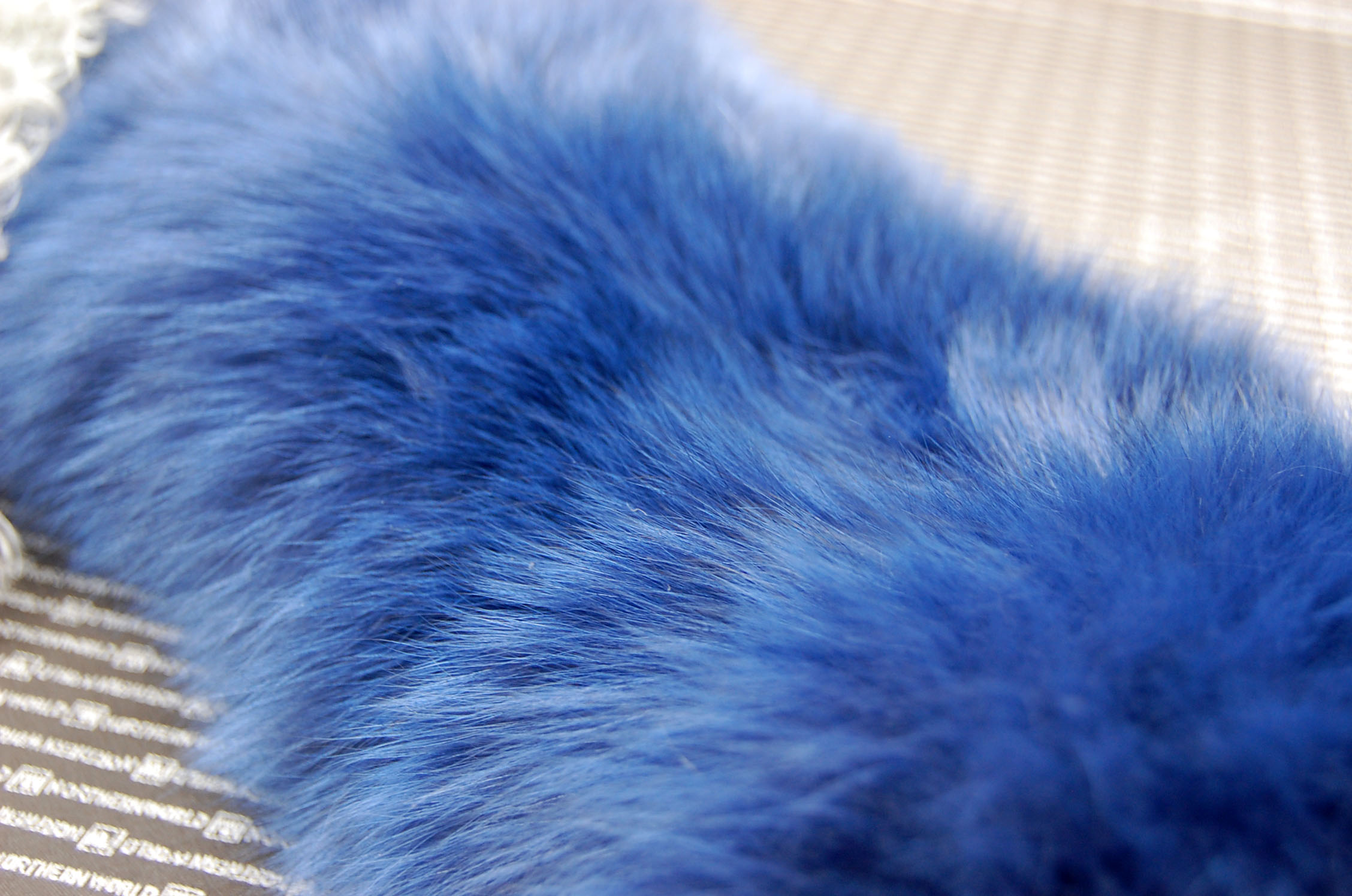 フォックス＆チベットラム　ロングマフラーの画像