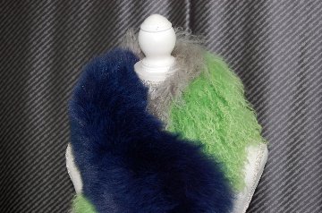 フォックス＆チベットラム　ロングマフラーの画像