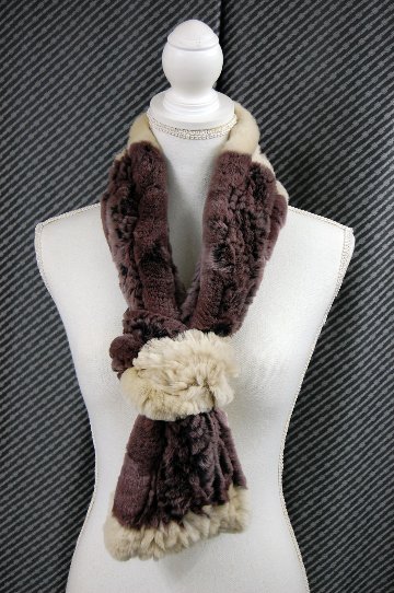 レッキスヤーン　ロングスヌードの画像