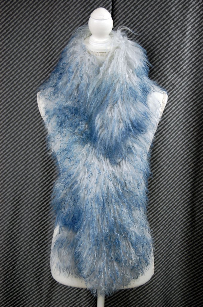 チベットラム　ロングマフラーの画像