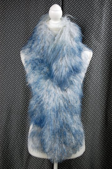 チベットラム　ロングマフラーの画像